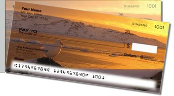 Animals of Antarctica Side Tear Theme Checks
