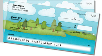 Storybook Landscape Side Tear Personalized Checks