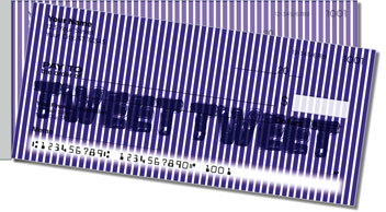 Social Media Side Tear Personalized Checks
