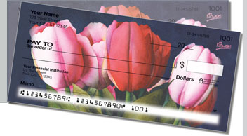 Floral Series 8 Side Tear Personalized Checks
