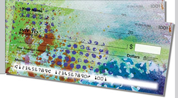 Dots and Drips Side Tear Design Checks