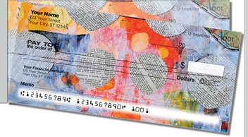 Paper Circle Side Tear Personalized Checks