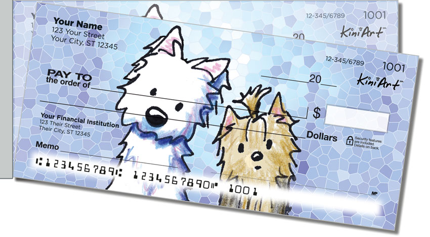 Terrier Friends Side Tear Checks