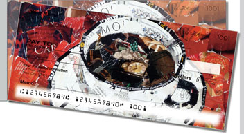 Coffee Time Side Tear Personalized Checks