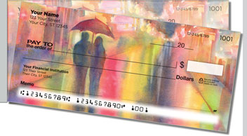 Romantic Side Tear Personalized Checks