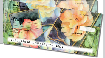 Debbie Lewis Flower Set Side Tear Personalized Checks