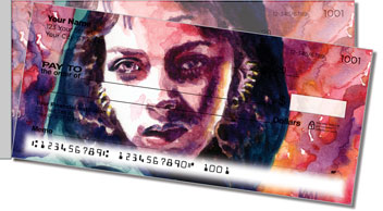 Meyer Watercolor Side Tear Personalized Checks