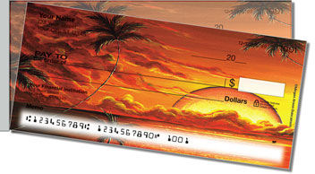 Tropical Surrealism Side Tear Design Checks