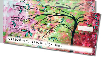 Birds of Whimsy Side Tear Design Checks
