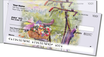Bicycle Art Side Tear Design Checks