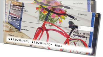 Bicycle Art Side Tear Theme Checks