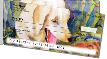 Dog and Cat Painting Side Tear Theme Checks