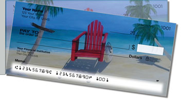 Beach Art Side Tear Design Checks