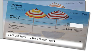 Beach Art Side Tear Theme Checks