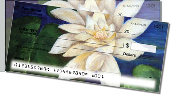 Floral Art Side Tear Theme Checks