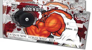 Hardcore Lifting Side Tear Personalized Checks