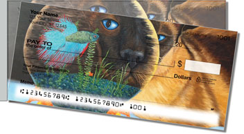 Contemplating Cats 1 Side Tear Design Checks