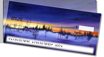 Misty Tree Side Tear Personalized Checks