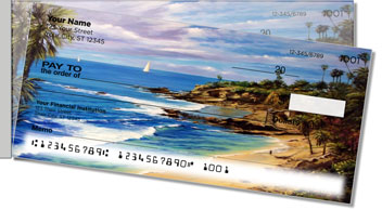 Tropical Shore Side Tear Design Checks