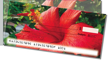 Bulone Floral Side Tear Personalized Checks