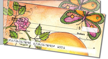 Whimsical Wings Side Tear Design Checks