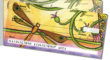 Whimsical Wings Side Tear Personalized Checks
