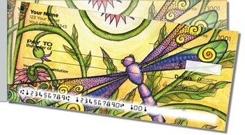 Whimsical Wings Side Tear Theme Checks