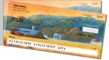 Evening Glow Side Tear Design Checks