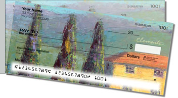Tuscan Hills Side Tear Personalized Checks