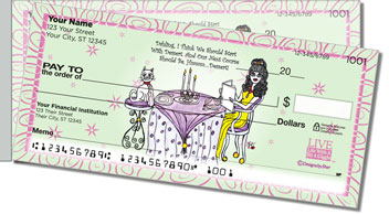 Dessert Lover Side Tear Personalized Checks
