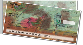 Country Abstract Side Tear Theme Checks
