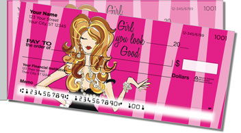 Classic Working Girl Side Tear Design Checks