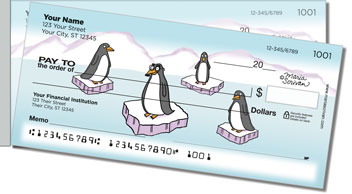 Scrivan Penguins Side Tear Design Checks
