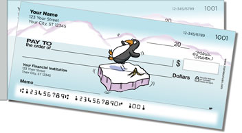 Scrivan Penguins Side Tear Theme Checks