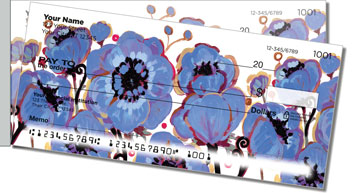 Botanical Art Side Tear Design Checks
