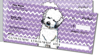 Wheaten Terrier Series Side Tear Theme Checks