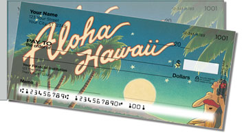 Hawaiian Art Side Tear Theme Checks