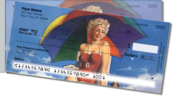Pin Up Girl Side Tear Theme Checks