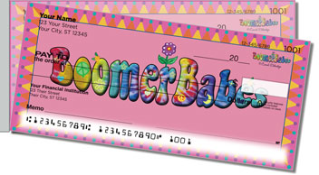 Boomer Babes Side Tear Design Checks