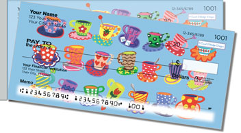 Carol Eldridge Tea Time Side Tear Personalized Checks