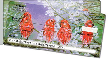 Fine Feathered Friends Side Tear Design Checks