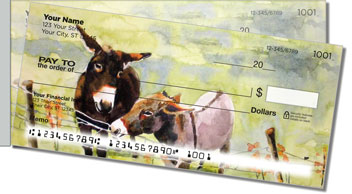 Kay Smith Donkey Side Tear Design Checks