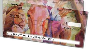 Kay Smith Donkey Side Tear Personalized Checks