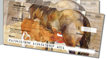 Kay Smith Horse Side Tear Theme Checks