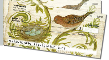 Nature's Nest Side Tear Theme Checks