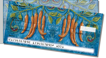 Santa Fe Chili Pepper Side Tear Personalized Checks