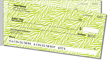 Wild About Lime Side Tear Theme Checks