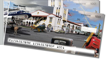 Grossman Airplane Side Tear Personalized Checks