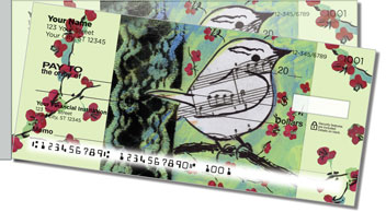 Bird Song Side Tear Design Checks
