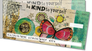 Zipkin Mixed Media Side Tear Personalized Checks